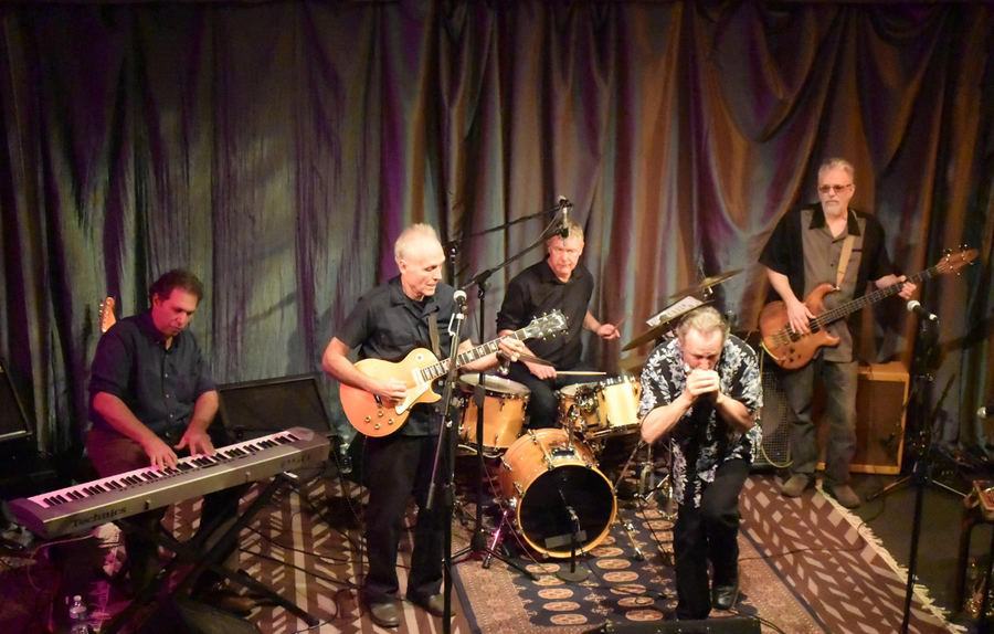 Blues Prophets playing an indoor show